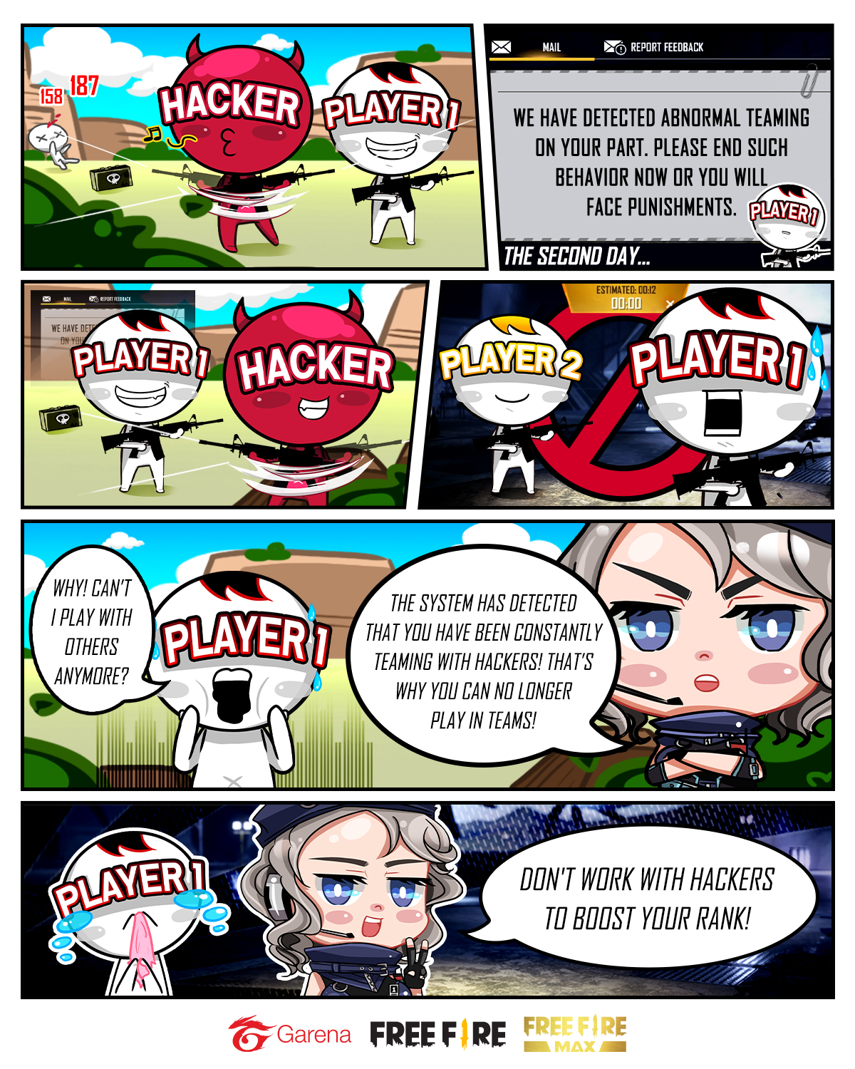 Hacker In Training Ground - I Meet Hacker In Training Ground - Free Fire  hacker - Garena Free Fire 